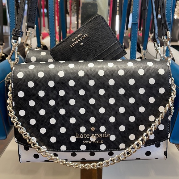 Kate Spade carson convertible crossbody
&
staci small slim card holder 
saffiano - Picture 2 of 12